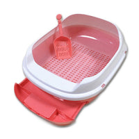 XL Cat Litter Box with Drawer Tray and Sieve Mr Fluffy