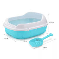 XL Cat Litter Box with Drawer Tray and Sieve Mr Fluffy