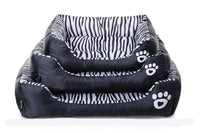 Zebra Print Pet Cushion / Pillow with Waterproof Base Mr Fluffy
