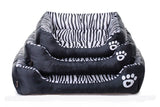 Zebra Print Pet Cushion / Pillow with Waterproof Base Mr Fluffy